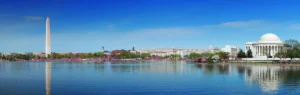 View of Washington DC tidal basin